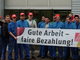 Protestaktion bei Rösch