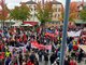 Protest bei den Tarifverhandlungen in Kornwestheim