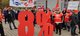 Warnstreik Kundgebung Menschenkette bei Mapal WWS