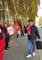 Warnstreik und Menschenkette Witzenmann und Saacke