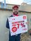 Warnstreik und Menschenkette Witzenmann und Saacke