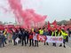 Warnstreik mit Kundgebung