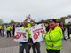 Warnstreik mit Kundgebung