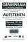 Aufruf zur Protestkundgebung