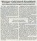 2008.08.01.Pforzheiomer Kurier vom 01.08.2008. Weniger Geld durch Krankheit.