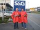 Flugblattverteilung bei S & G in Pforzheim