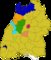 Karte von Ba-Wü mit eingefärbten Gebieten bestehender Stadtwikis: Pforzheim-Enz (dunkelgrün)